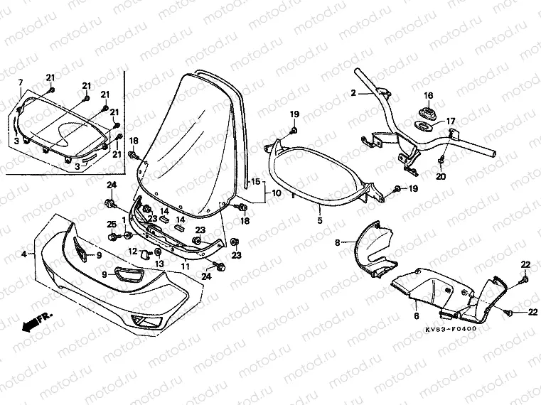 F-4 TIE ROD TUBE / HANDLE COVER
