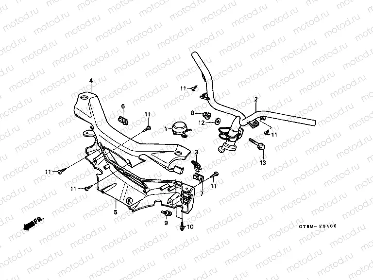 F-4 TIE ROD TUBE / HANDLE COVER