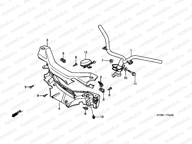 F-4 TIE ROD TUBE / HANDLE COVER