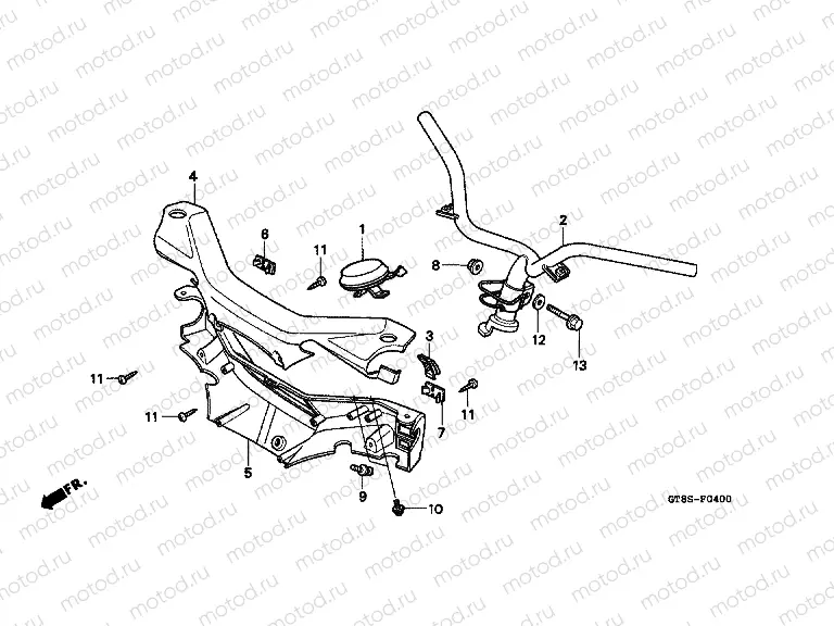 F-4 TIE ROD TUBE / HANDLE COVER