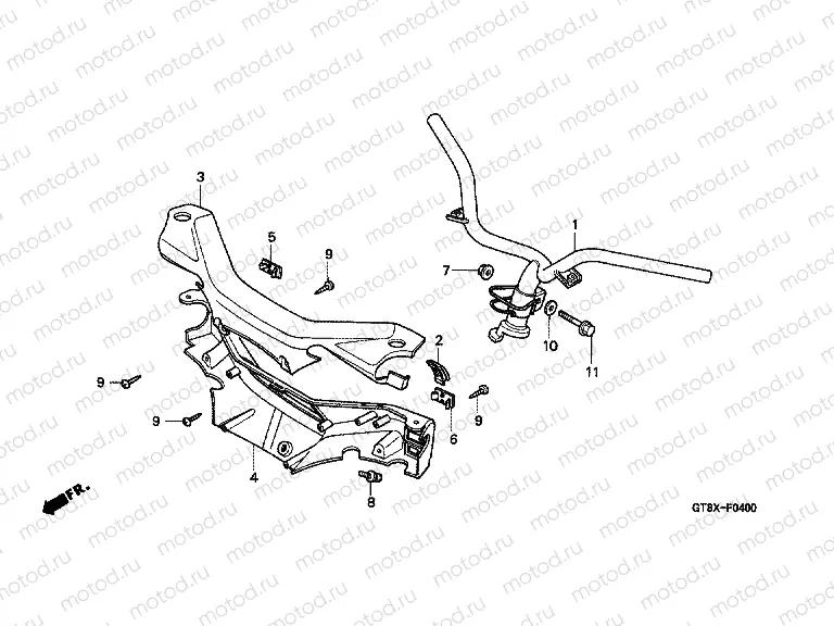 F-4 TIE ROD TUBE / HANDLE COVER