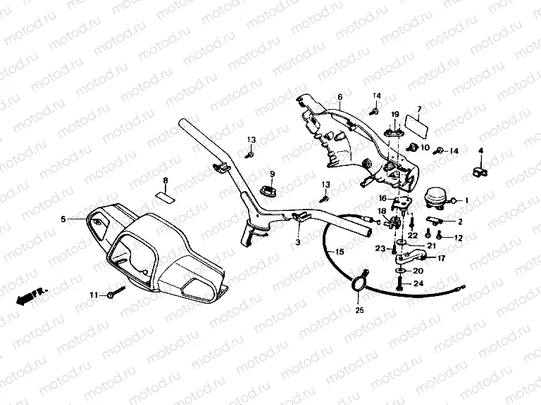 F-4 TIE ROD TUBE / HANDLE COVER