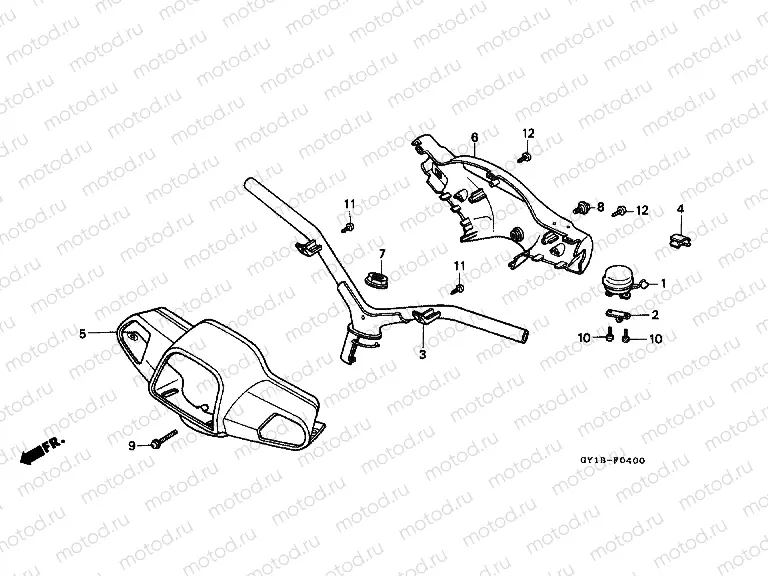 F-4 TIE ROD TUBE / HANDLE COVER