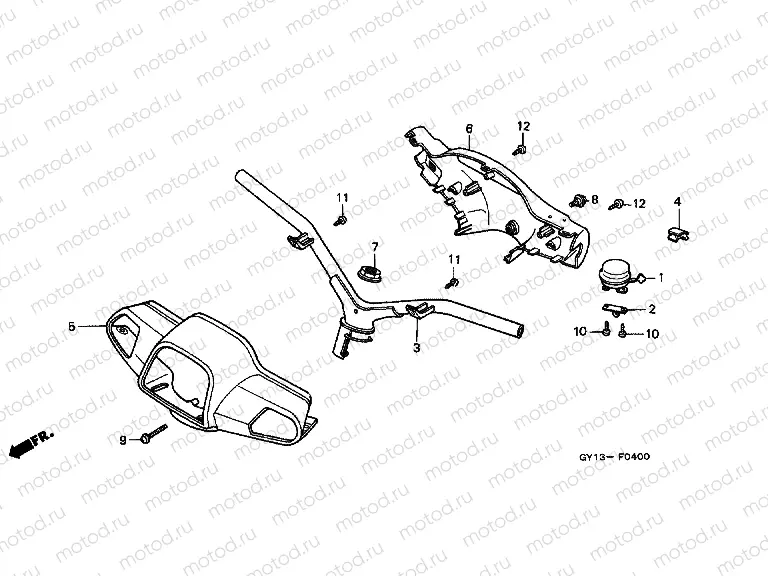 F-4 TIE ROD TUBE / HANDLE COVER