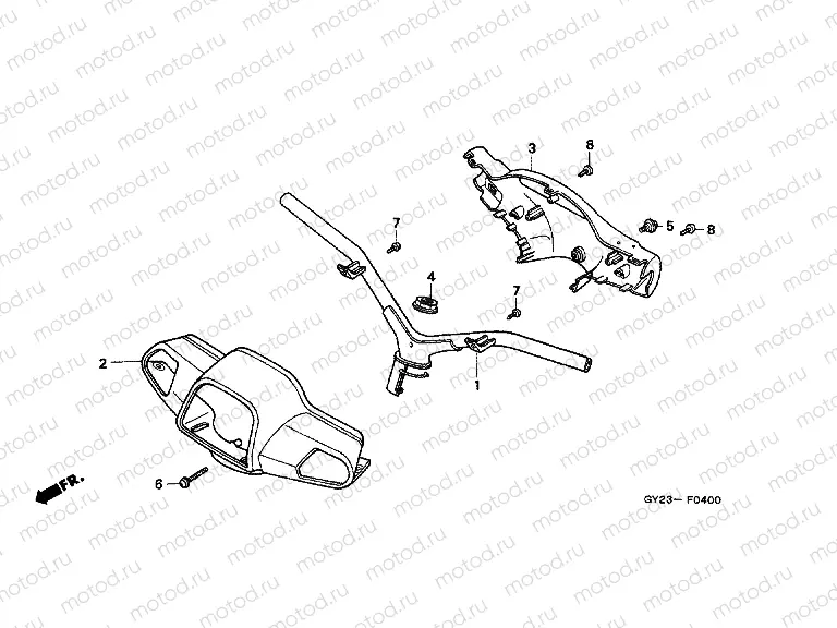 F-4 TIE ROD TUBE / HANDLE COVER
