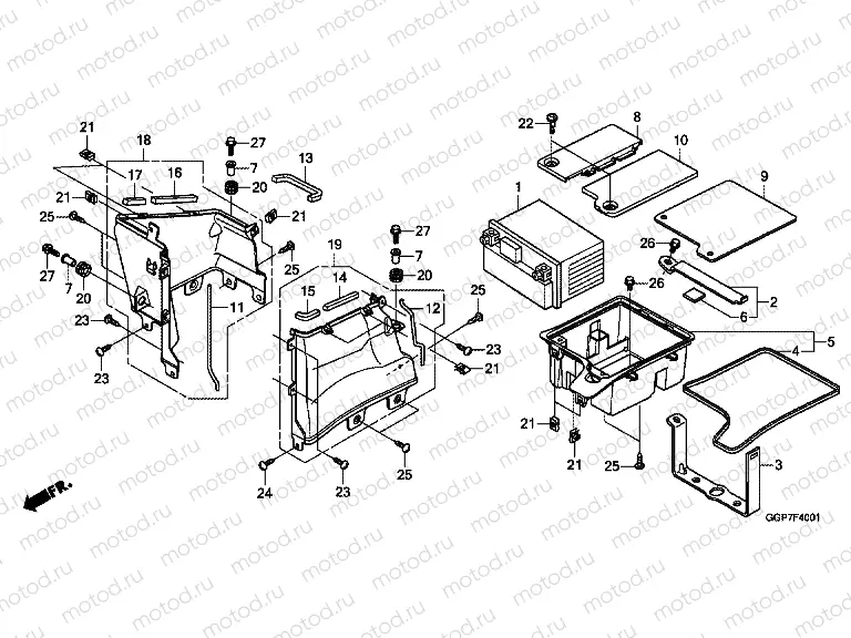 F-40-1 BATTERY (NSC502WH / T2)