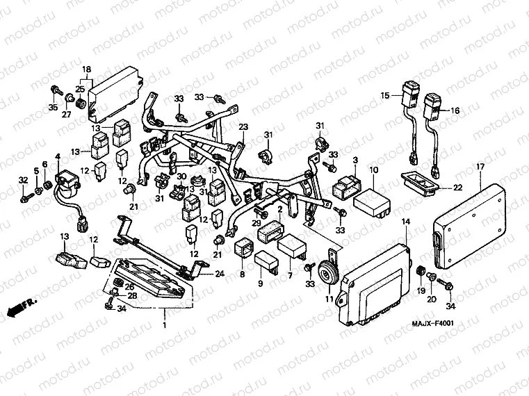 F-40-1 ENGINE HOUSING (ST1100A)