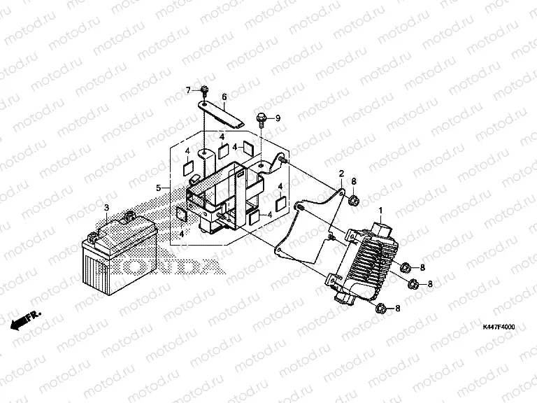 F-40 BATTERY / ECU
