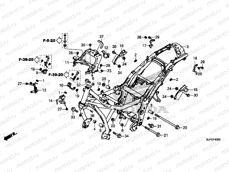 F-40 FRAME HOUSING