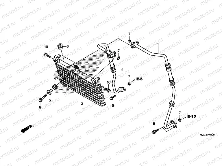 F-40 OIL COOLER