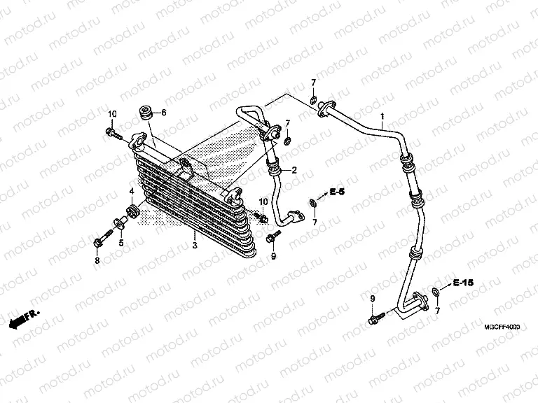 F-40 OIL COOLER
