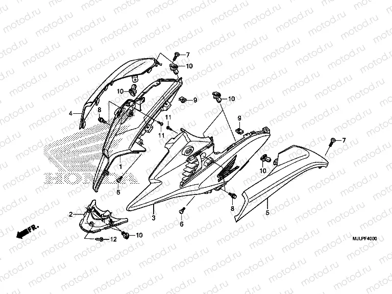F-40 SIDE ENGINE HOUSING