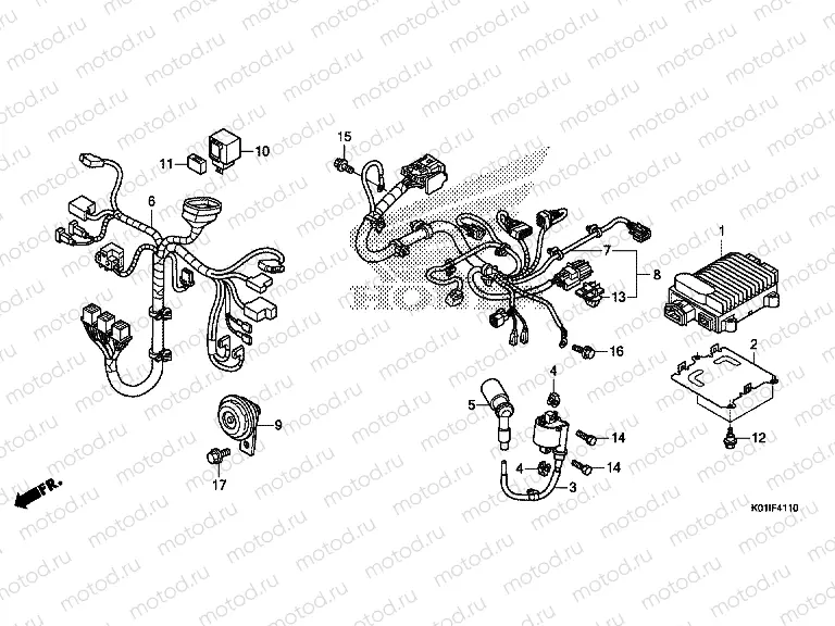 F-41-10 ADDITIONAL WIRING HARNESS / IGNITION COIL