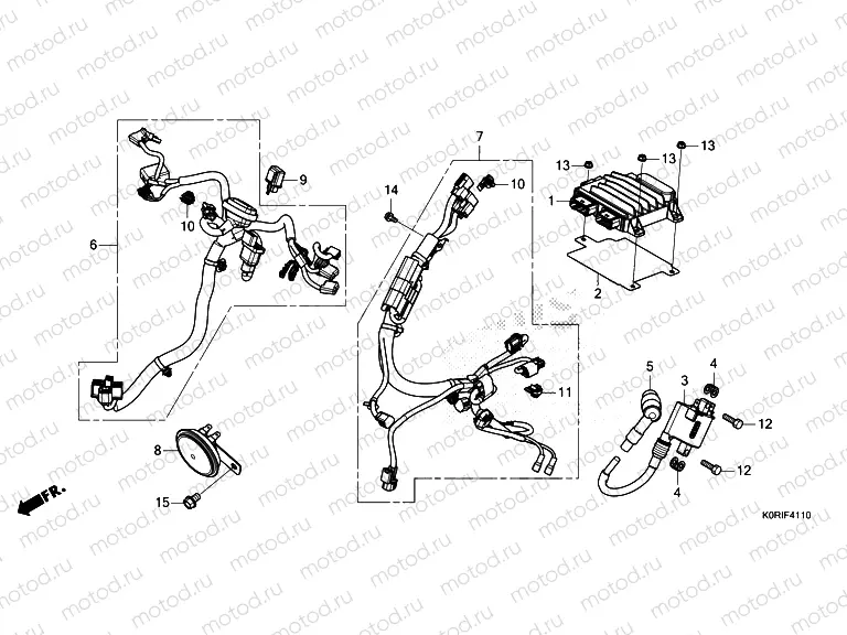 F-41-10 SUB HARNESS/IGNITION COIL