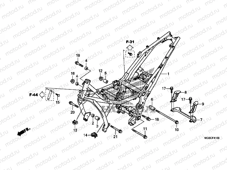 F-41 FRAME HOUSING