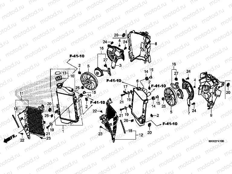 F-41 RADIATOR