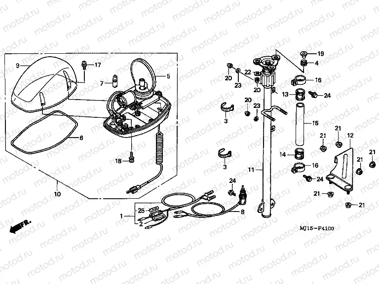 F-41 ROTARY RADIUS (DK / PE / 2DK / MO)