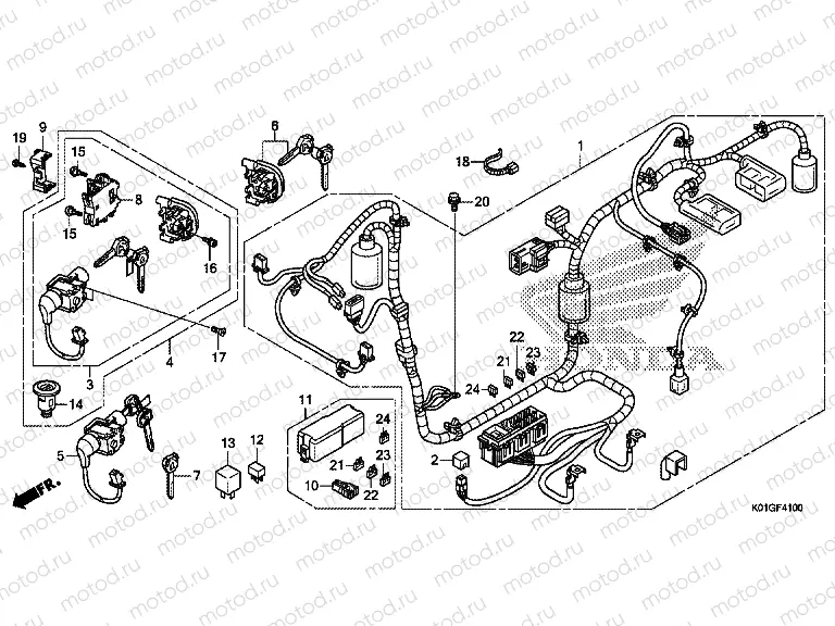 F-41 WIRE HARNESS