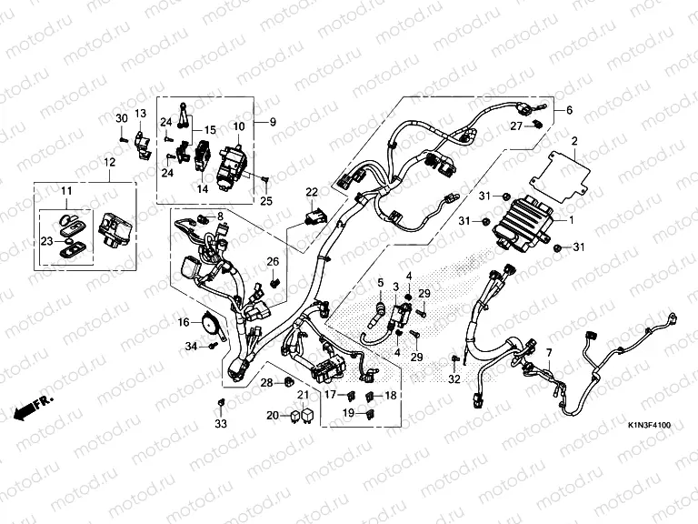 F-41 WIRE HARNESS