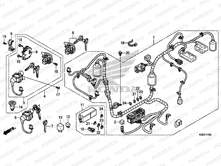 F-41 WIRE HARNESS