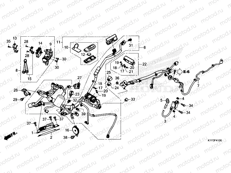 F-41 WIRE HARNESS & FOB KEY
