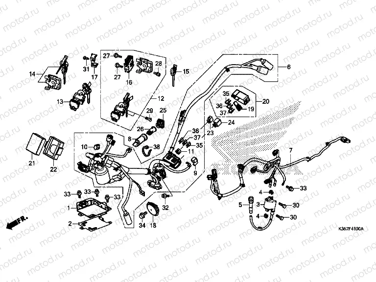 F-41 WIRING HARNESS