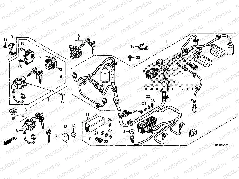 F-41 WIRING HARNESS