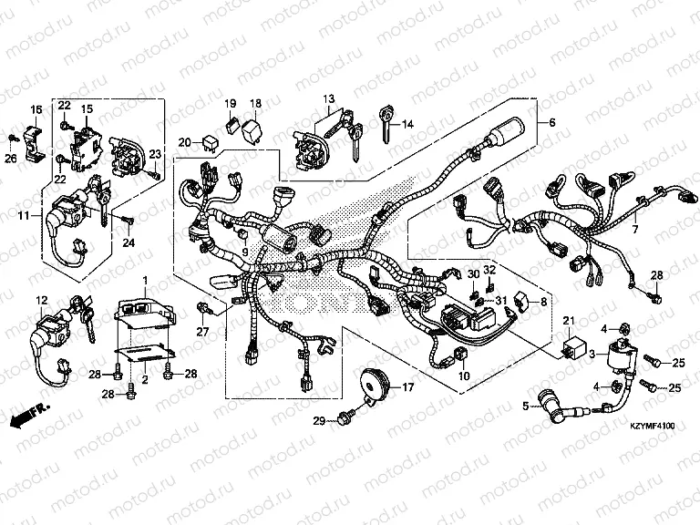 F-41 WIRING HARNESS