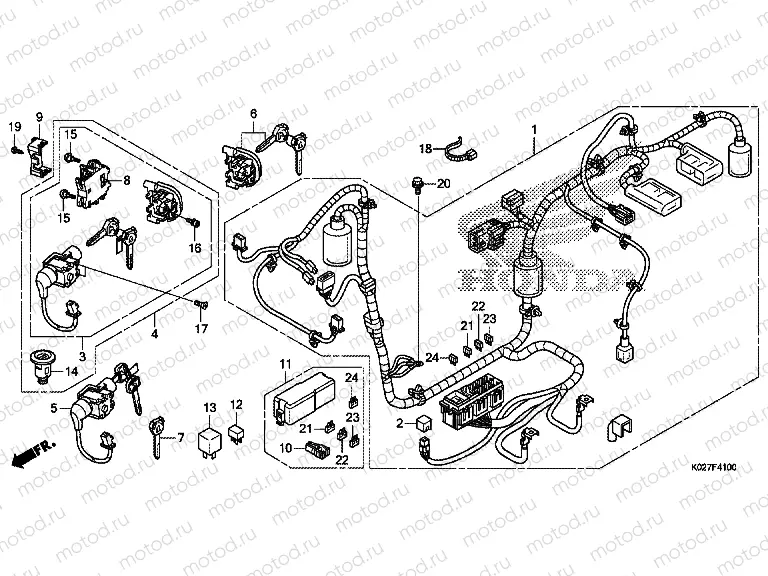 F-41 WIRING HARNESS