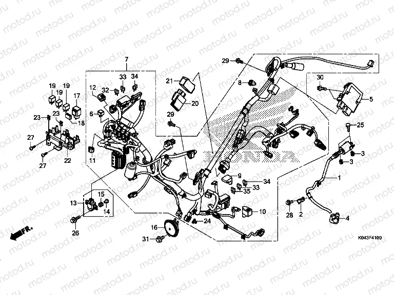 F-41 WIRING HARNESS