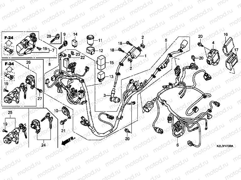 F-41 WIRING HARNESS
