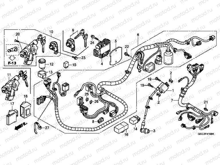 F-41 WIRING HARNESS