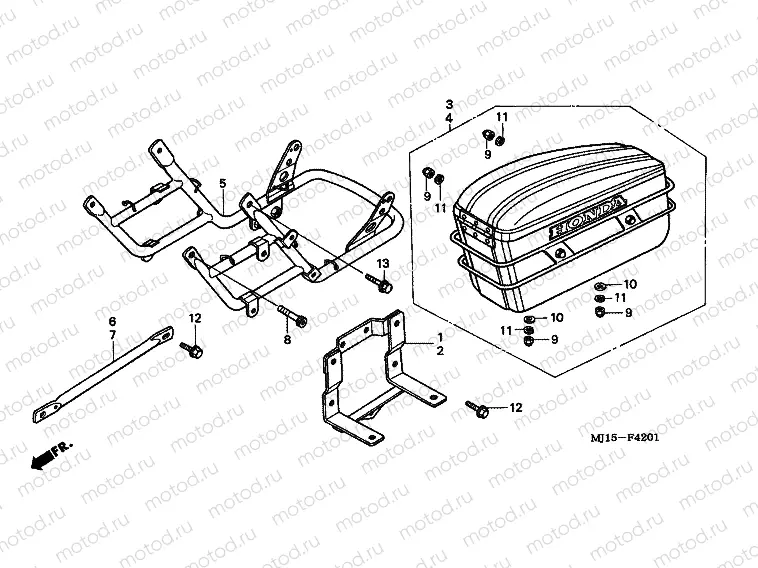 F-42-1 SIDE BOX / BUMPER (3DK / 4DK / 6DK)