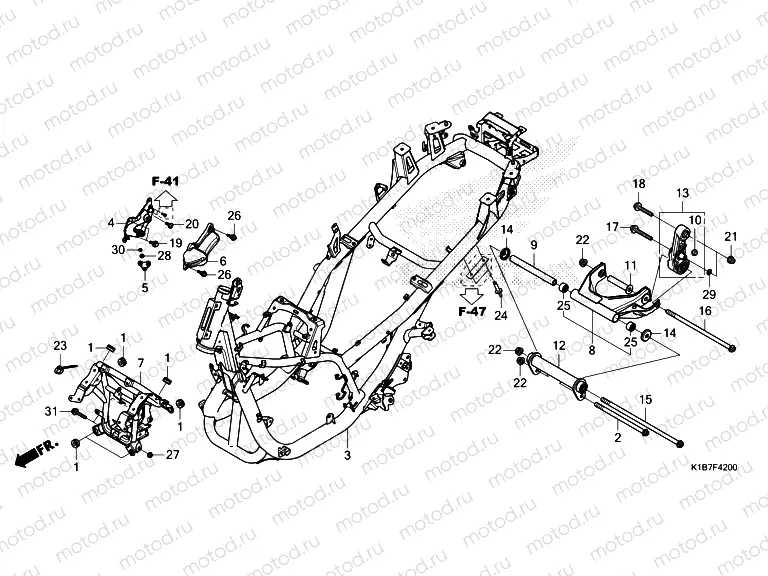 F-42 FRAME BODY
