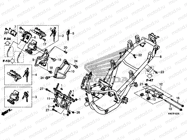 F-42 FRAME BODY