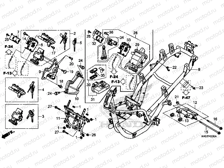 F-42 FRAME BODY