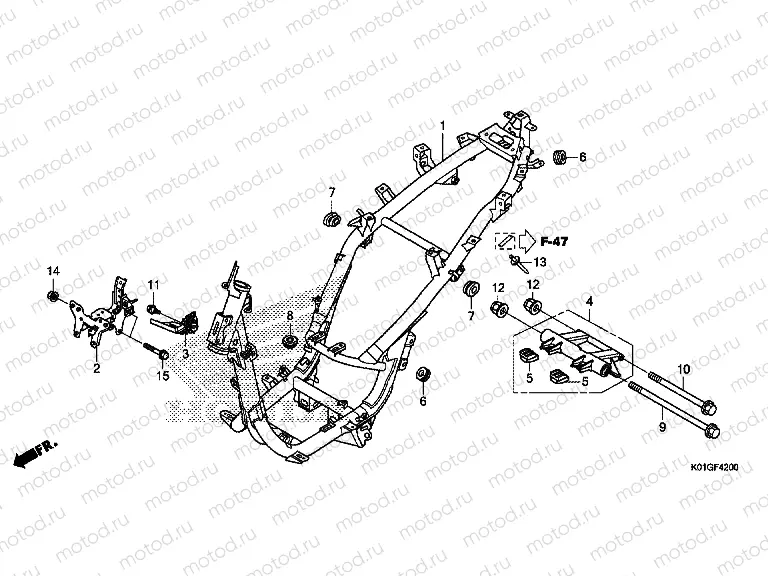 F-42 FRAME BODY