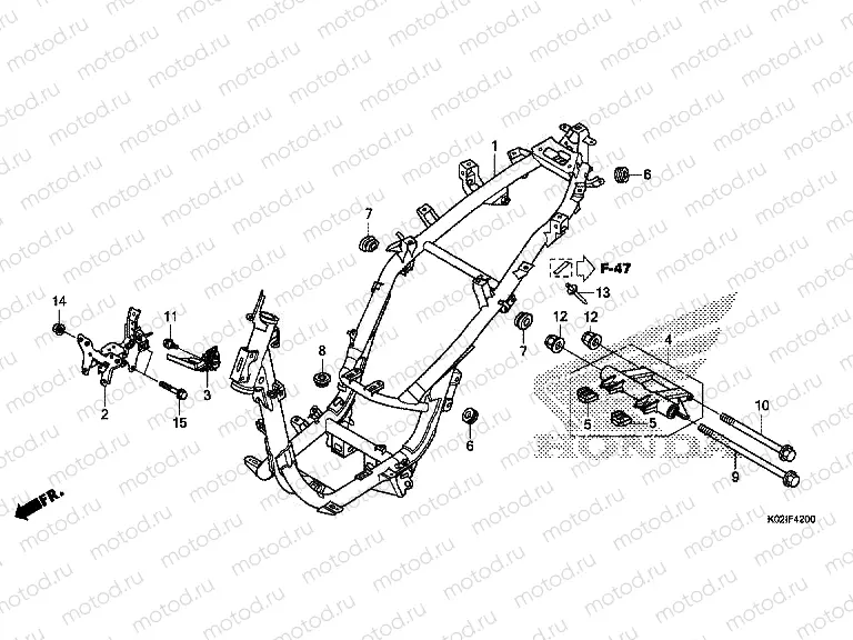 F-42 FRAME BODY