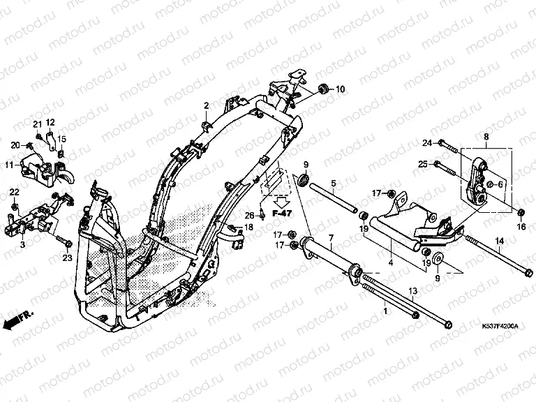 F-42 FRAME BODY