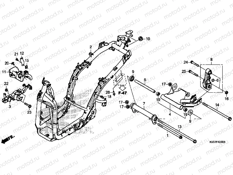 F-42 FRAME BODY
