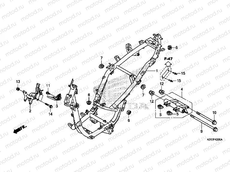 F-42 FRAME HOUSING