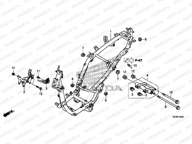 F-42 FRAME HOUSING