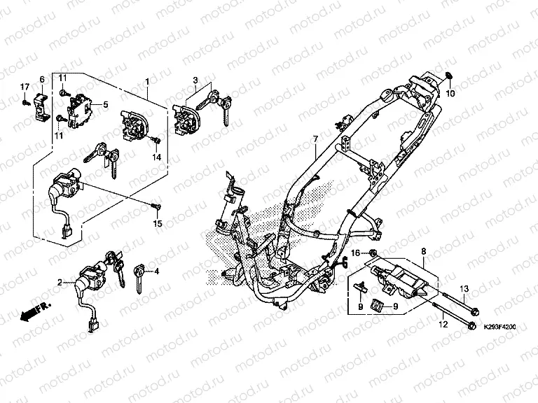 F-42 FRAME HOUSING