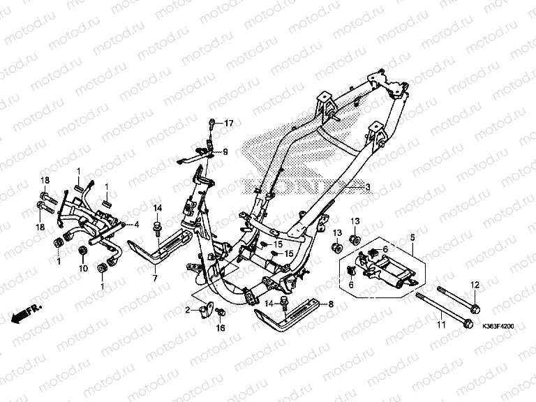 F-42 FRAME HOUSING