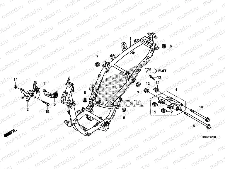 F-42 FRAME HOUSING