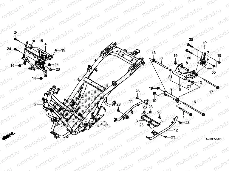 F-42 FRAME HOUSING