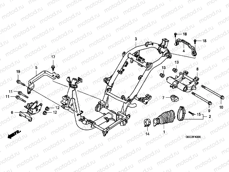 F-42 FRAME HOUSING
