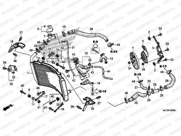 F-42 RADIATOR