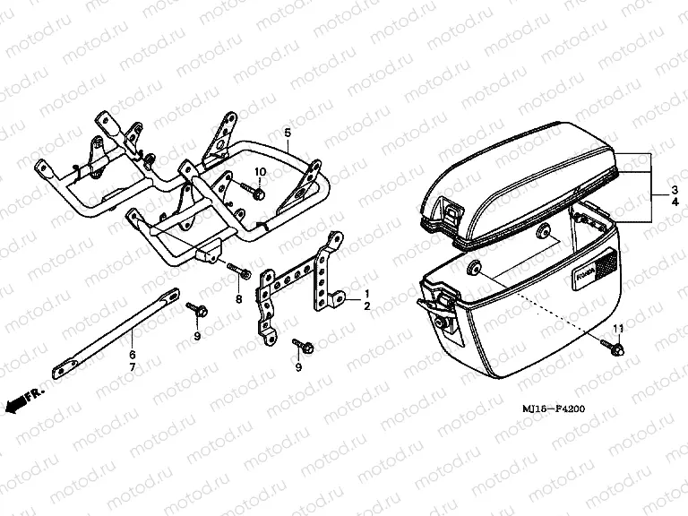 F-42 SIDE BOX / BUMPER (DK / PE / 2DK / 5DK / MO)