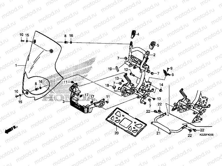 F-42 WINDSCREEN